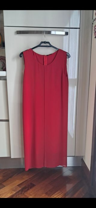 Vestito rosso estivo tg. 42