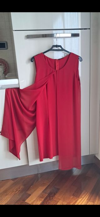 Vestito rosso estivo tg. 42