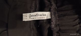 Pantalón negro babucha con lazo