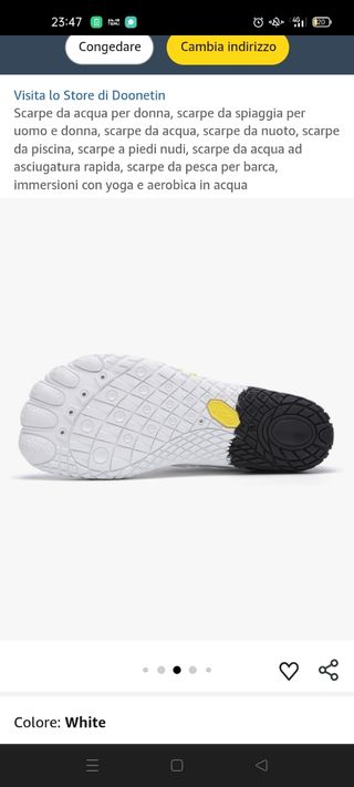 Scarpe donna e uomo da acqua, spiaggia,