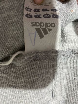 Adidas Pantalones Cortos Gris - Talla 6