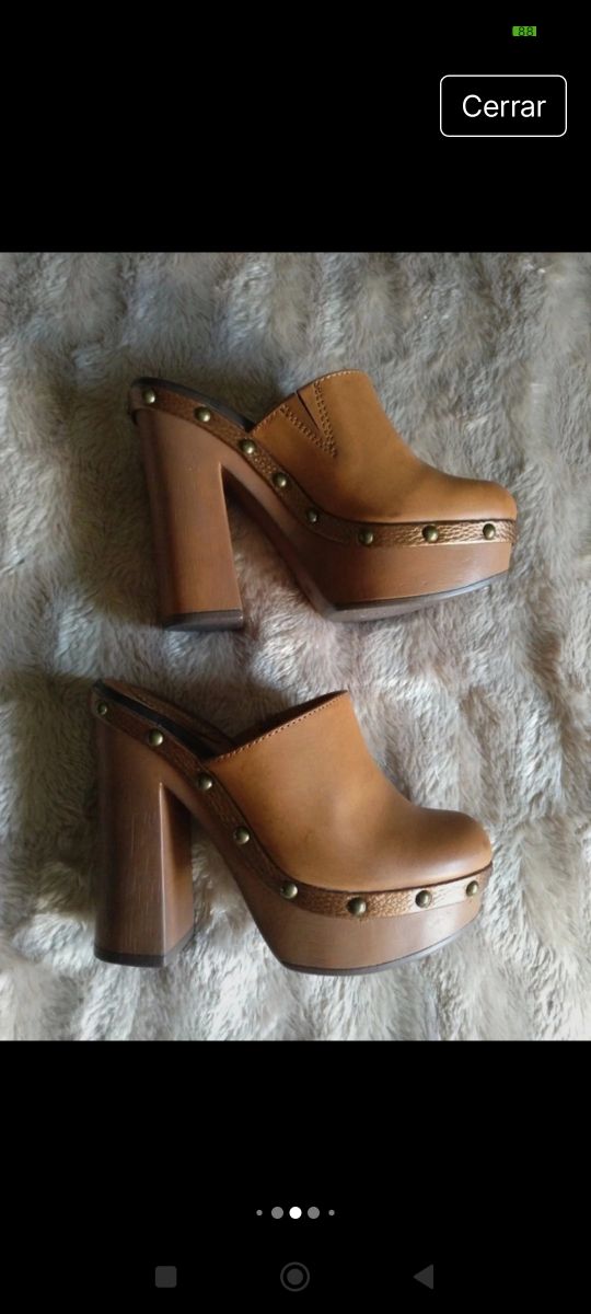 Zuecos color Camel fórmula joven