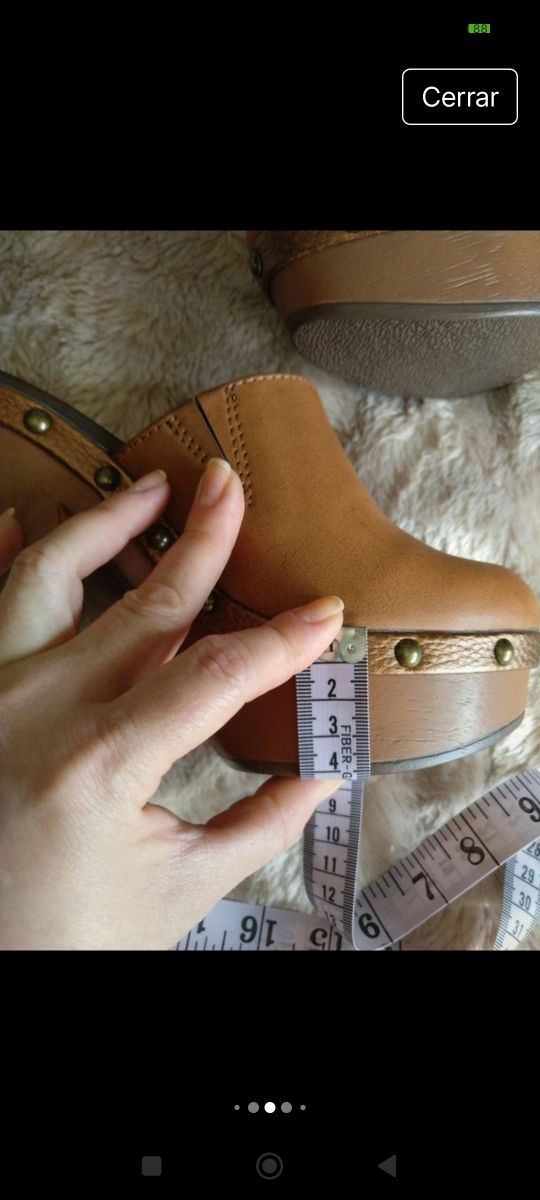 Zuecos color Camel fórmula joven