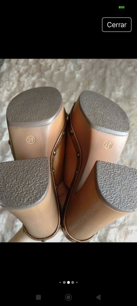 Zuecos color Camel fórmula joven