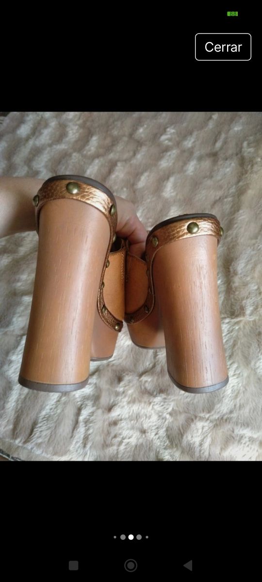 Zuecos color Camel fórmula joven