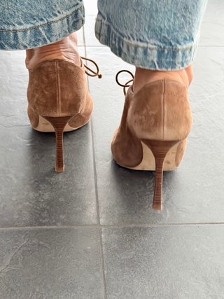 Zapatos Carolina Herrera marrón, talla 38