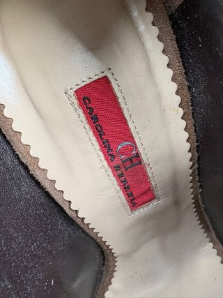 Zapatos Carolina Herrera marrón, talla 38