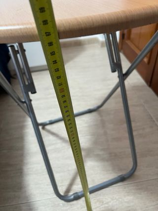 Mesa plegable redonda 60cm