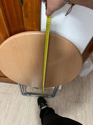 Mesa plegable redonda 60cm