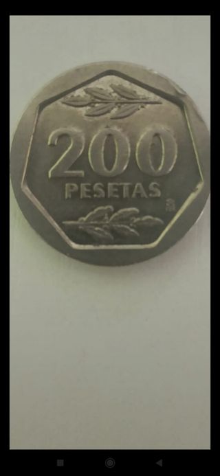 200 Ptas Juan Carlos I (1987) circulada