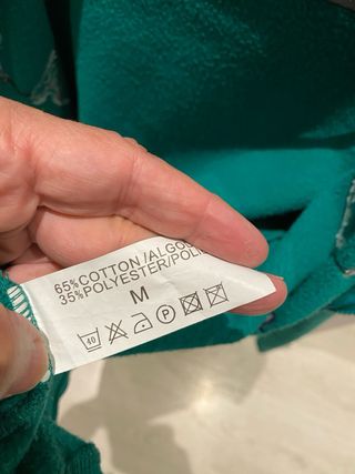 Sudadera Talla M verde