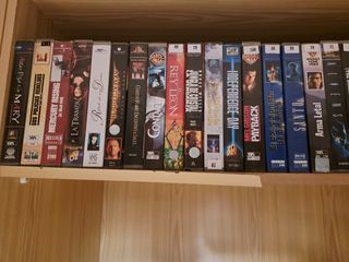 Lote de 250 Cintas VHS. 3€ unidad. Lote 10 mínimo.