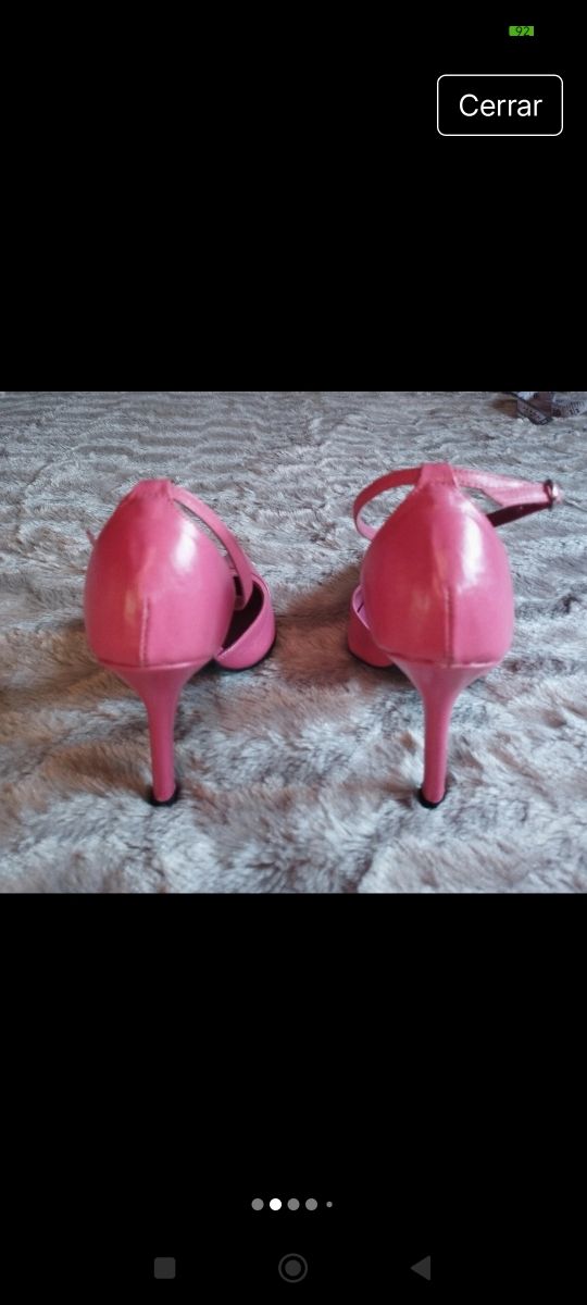 Tacones color rosa Barbie