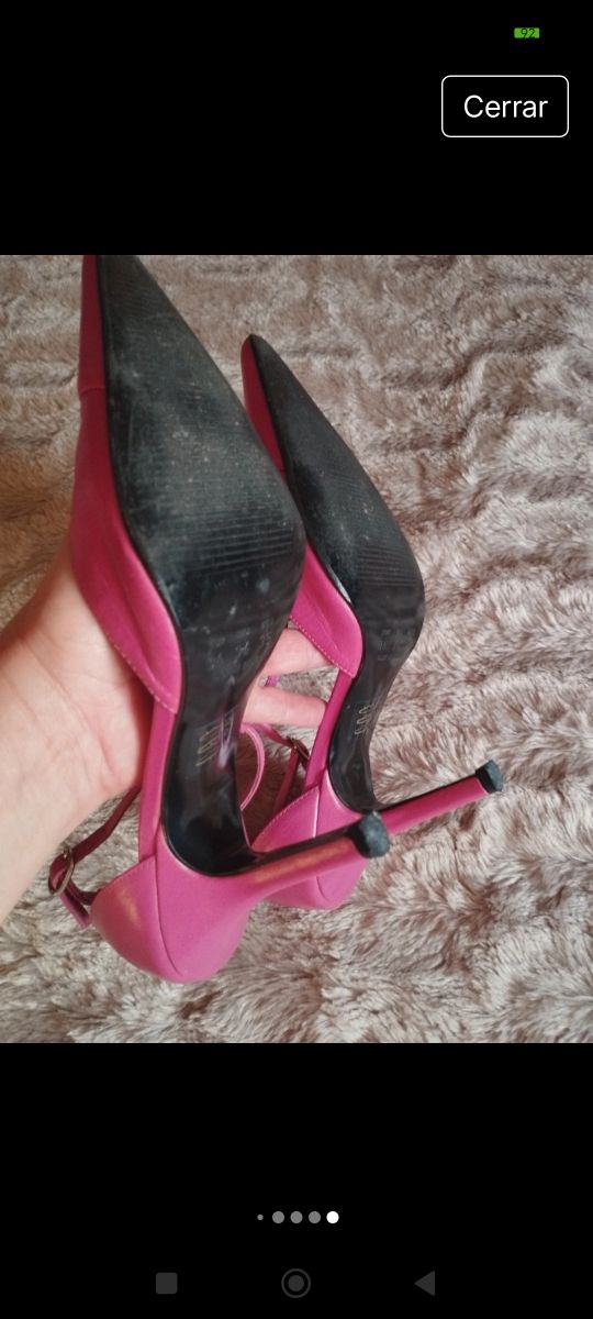 Tacones color rosa Barbie