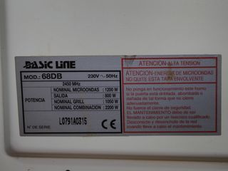microondas basic line