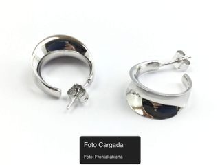 pendientes plata 925mm