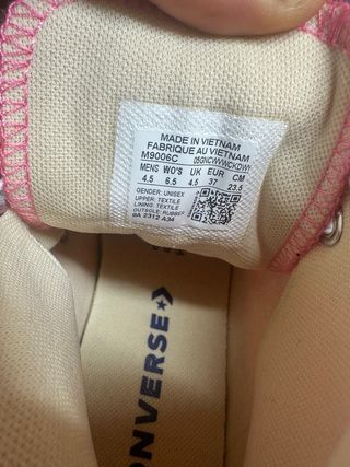 Converse fucsia 37
