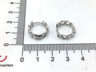 argollas plata 925mm