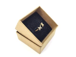 anillo oro 18k con piedra con circonita