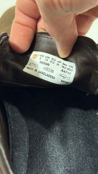 Zapatos Timberland marrón, talla 41