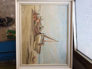 Cuadro del siglo XX pintado a mano