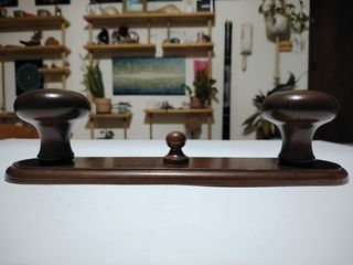 Attacapanni legno marrone - 3 ganci