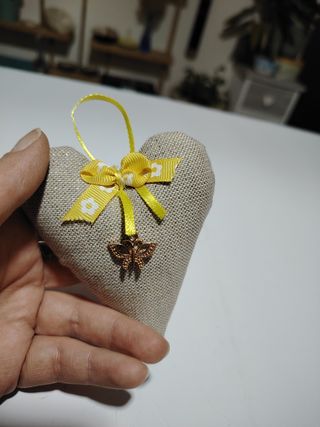 Cuoricino portaprofumo shabby chic