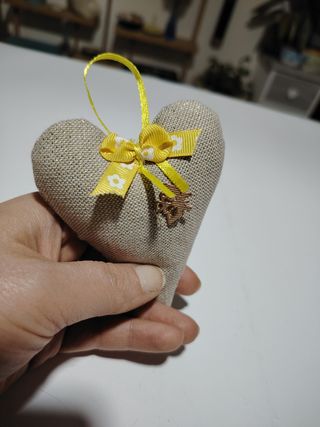 Cuoricino portaprofumo shabby chic