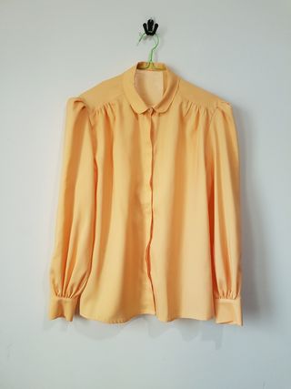 60s camisa cuello bebé