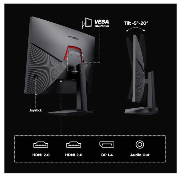 KOORUI MONITOR MODELO 25E3A02