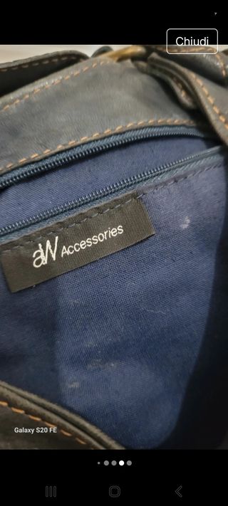 Borsa Aw acessories blu