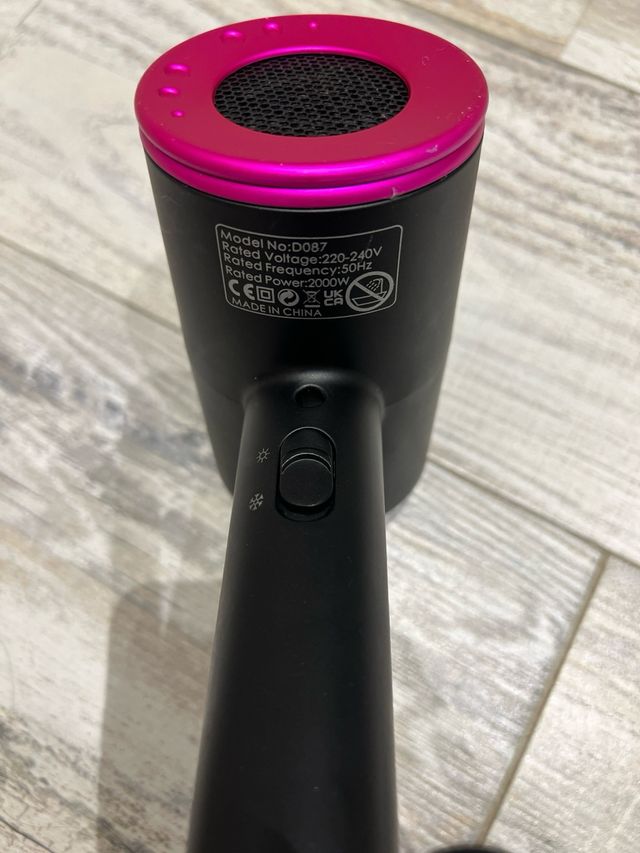 Secador Erth Beauty Pro - Pelo Negro/Rosa