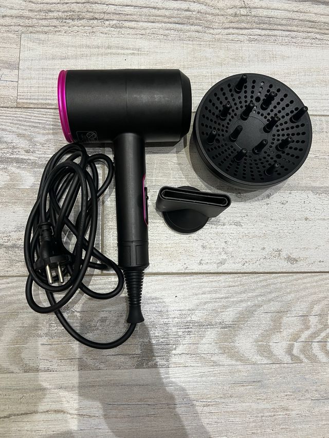 Asciugacapelli Erth Beauty Pro - Capelli neri/rosa