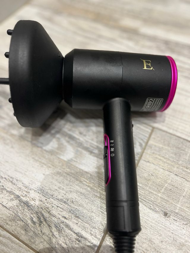 Asciugacapelli Erth Beauty Pro - Capelli neri/rosa