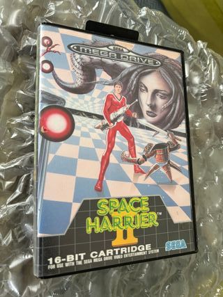 Space Harrier II 2 Sega Mega Drive PAL Completo