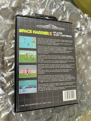 Space Harrier II 2 Sega Mega Drive PAL Completo