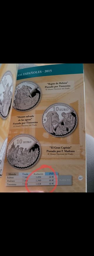 2015  tintoretto 10 euros   RRR