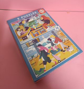 Puzzle 2x42 piezas. Viajes