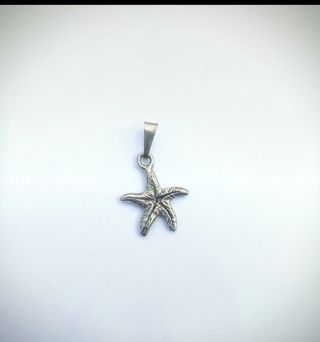 Ciondolo pendaglio stella marina argento