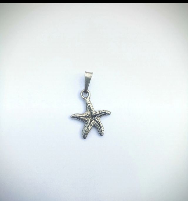 Ciondolo pendaglio stella marina argento