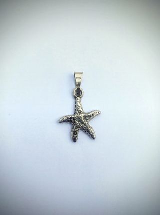 Ciondolo pendaglio stella marina argento