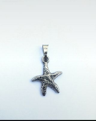 Ciondolo pendaglio stella marina argento