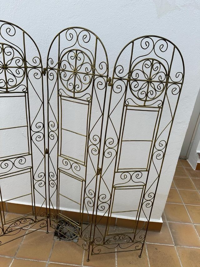 Precioso Biombo de forja solo 100