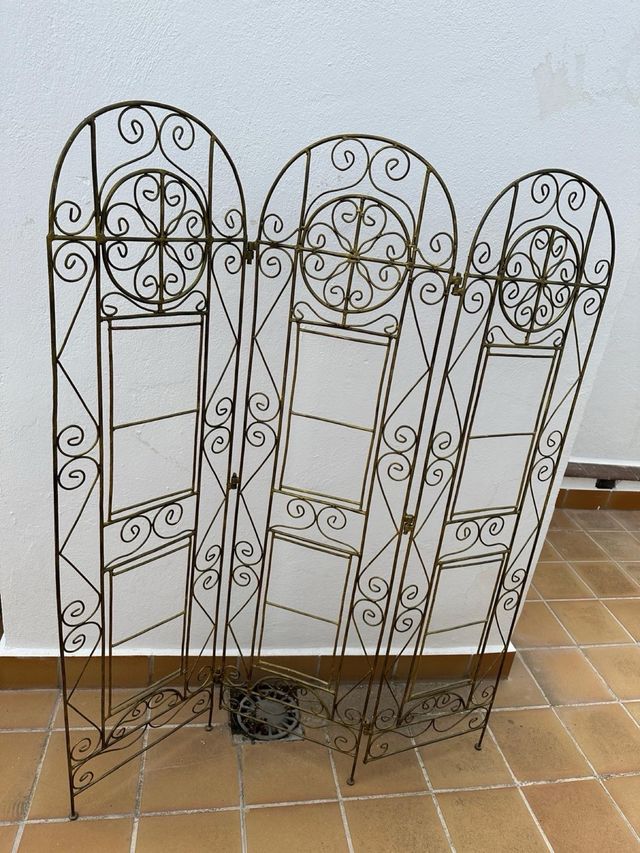 Precioso Biombo de forja solo 100