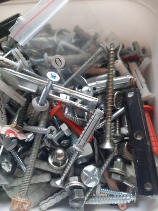 Lotto viti, bulloni e dadi misti