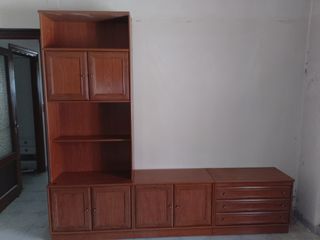 Mueble madera salón - 2 piezas