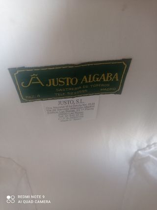 Traje de rejoneador