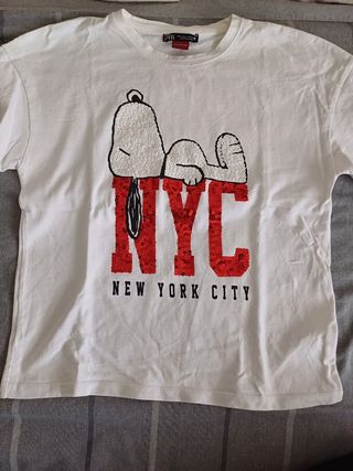 Camiseta Snoopy de Zara