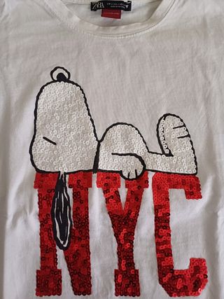 Camiseta Snoopy de Zara