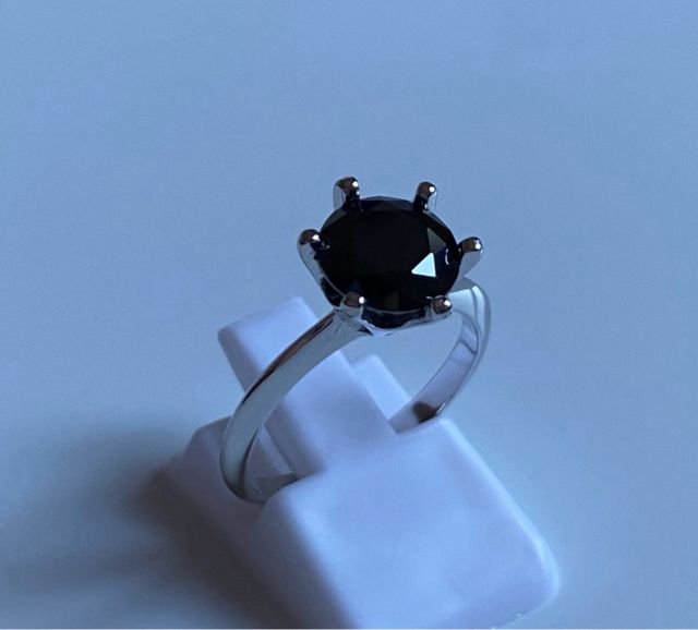 Anello Solitario Moissanite Argento 2 CT